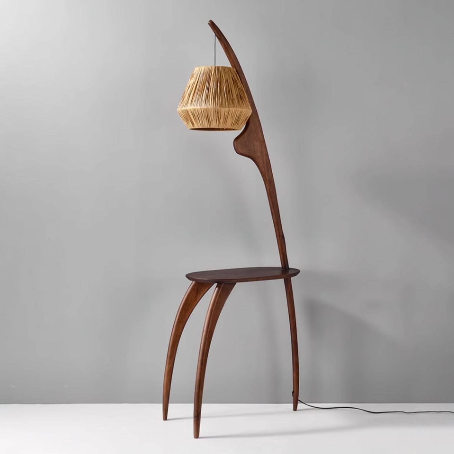 Curved Mantis Arm Floor Lamp - Blowlighting