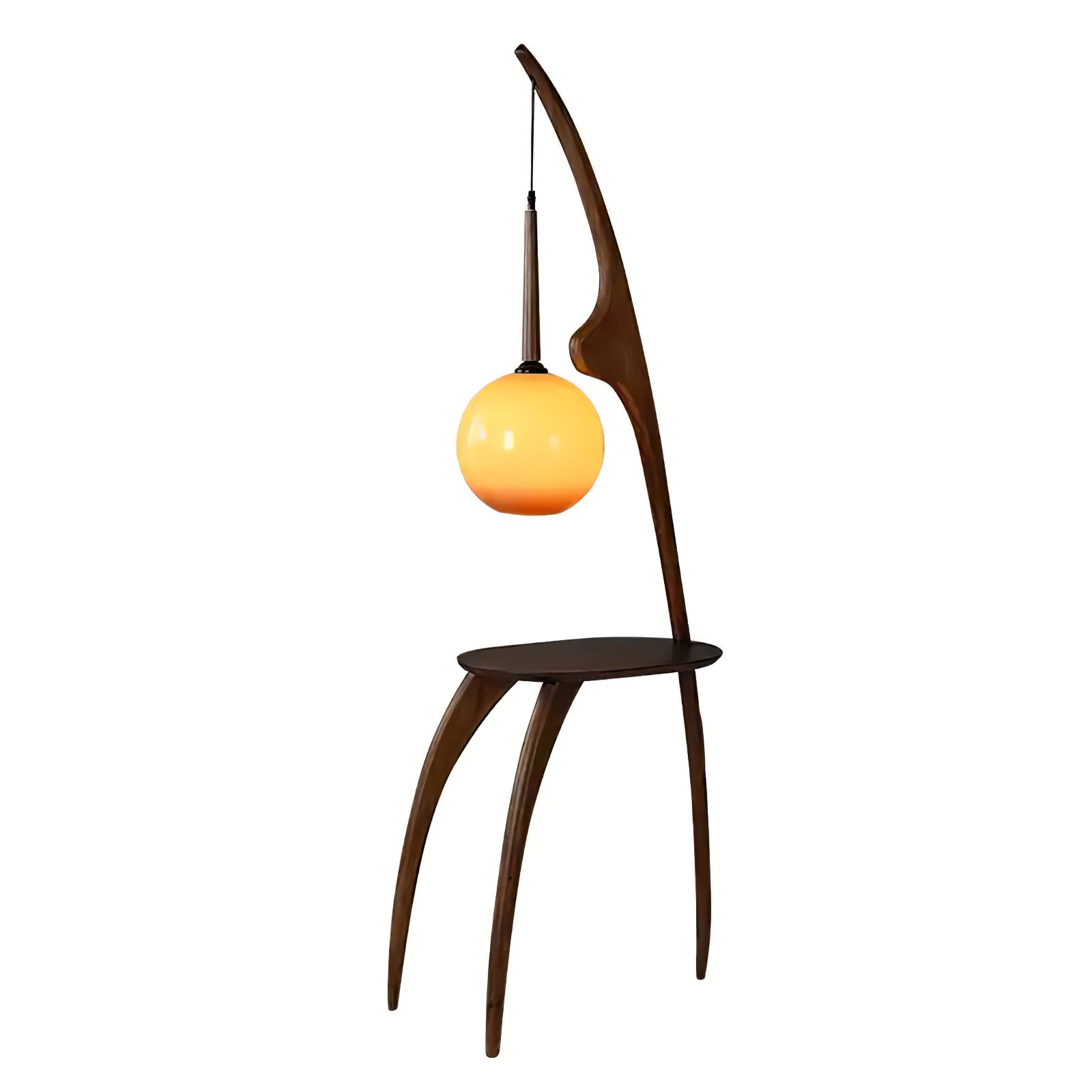Curved Mantis Arm Floor Lamp - Blowlighting