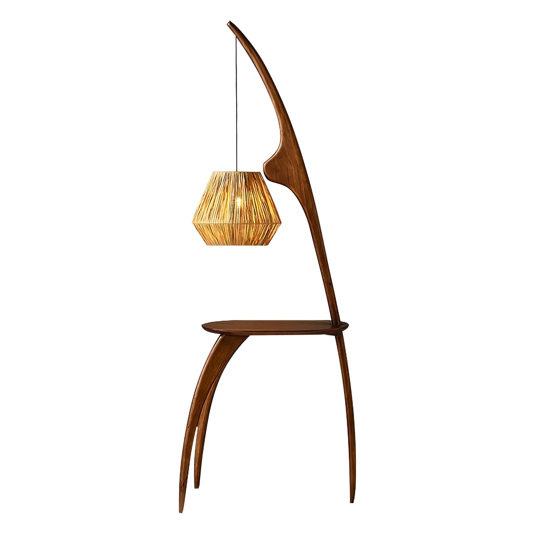 Curved Mantis Arm Floor Lamp - Blowlighting