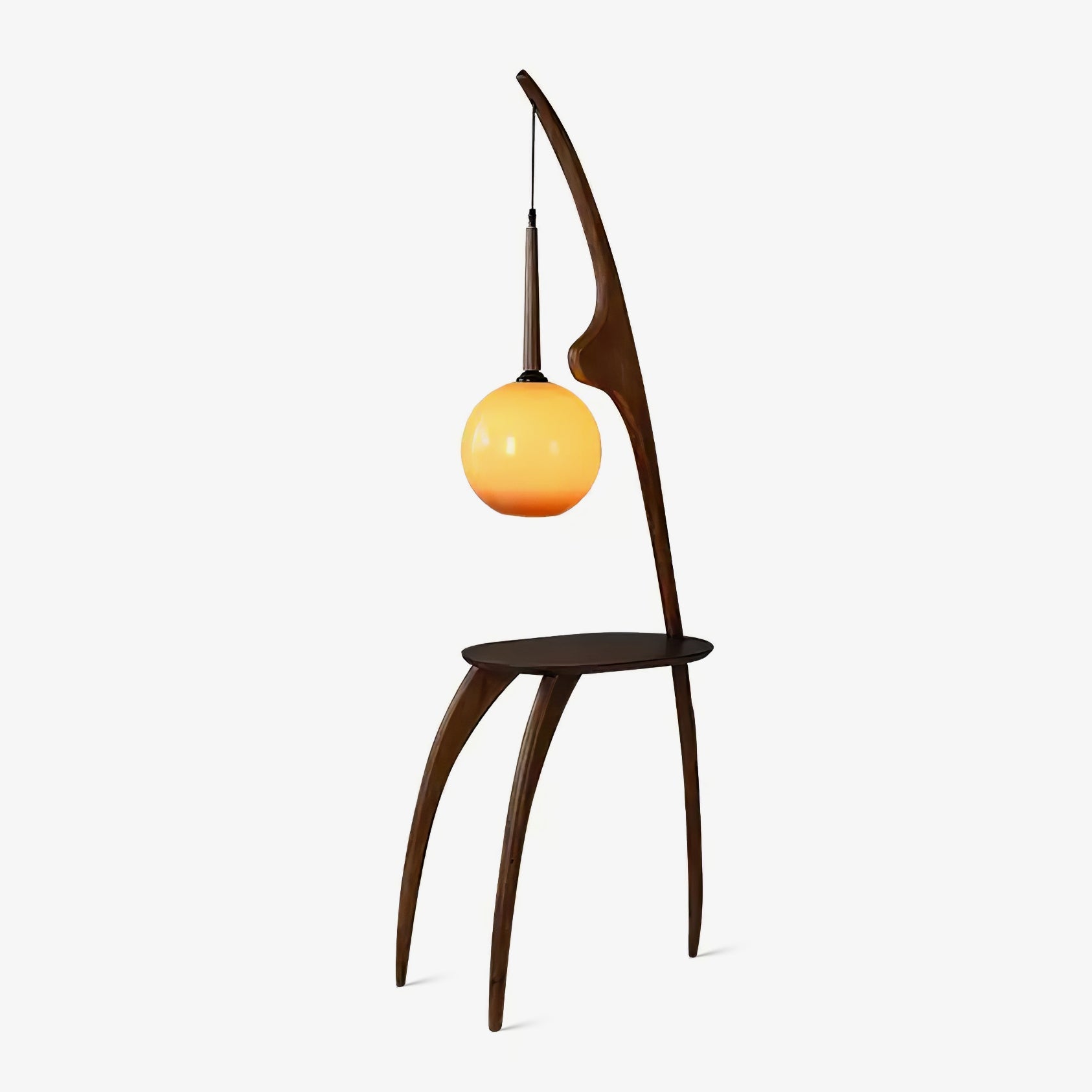 Curved Mantis Arm Floor Lamp - Blowlighting