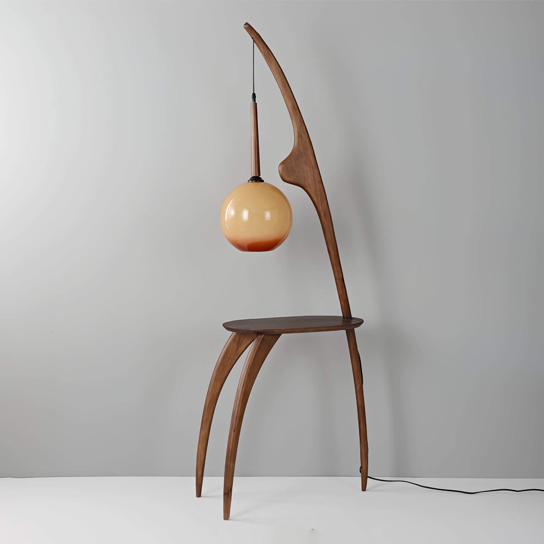 Curved Mantis Arm Floor Lamp - Blowlighting
