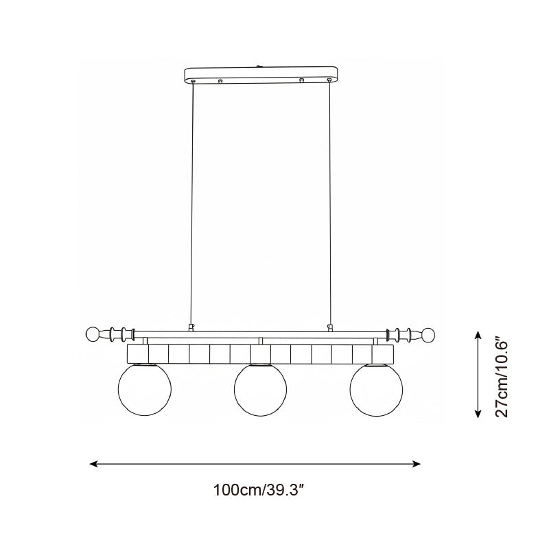 Lentimbra Modern Glass Chandelier