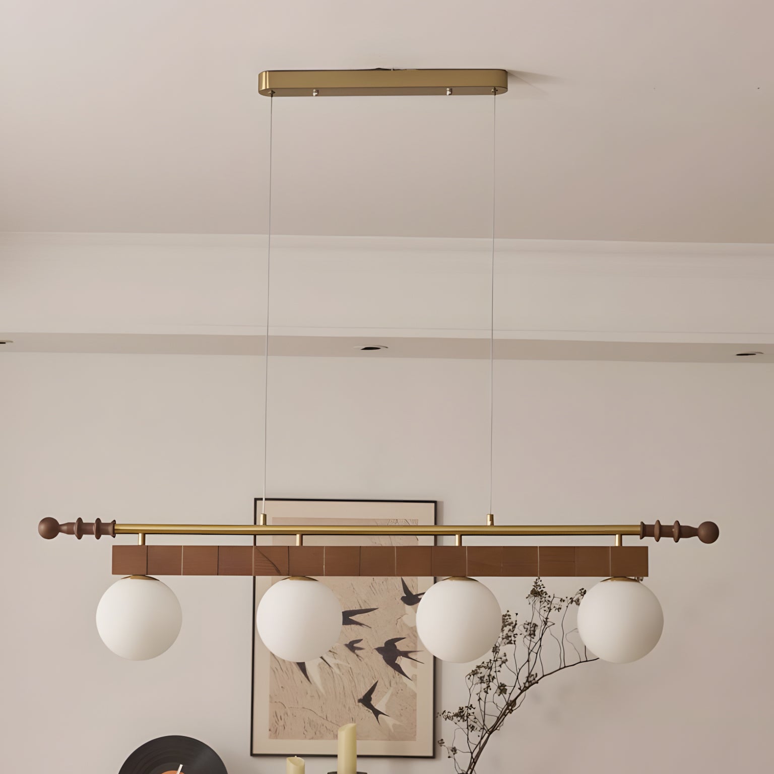 Lentimbra Modern Glass Chandelier