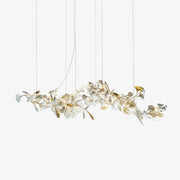 Eurzoris Gingko Metal Leaf Chandelier - Blowlighting
