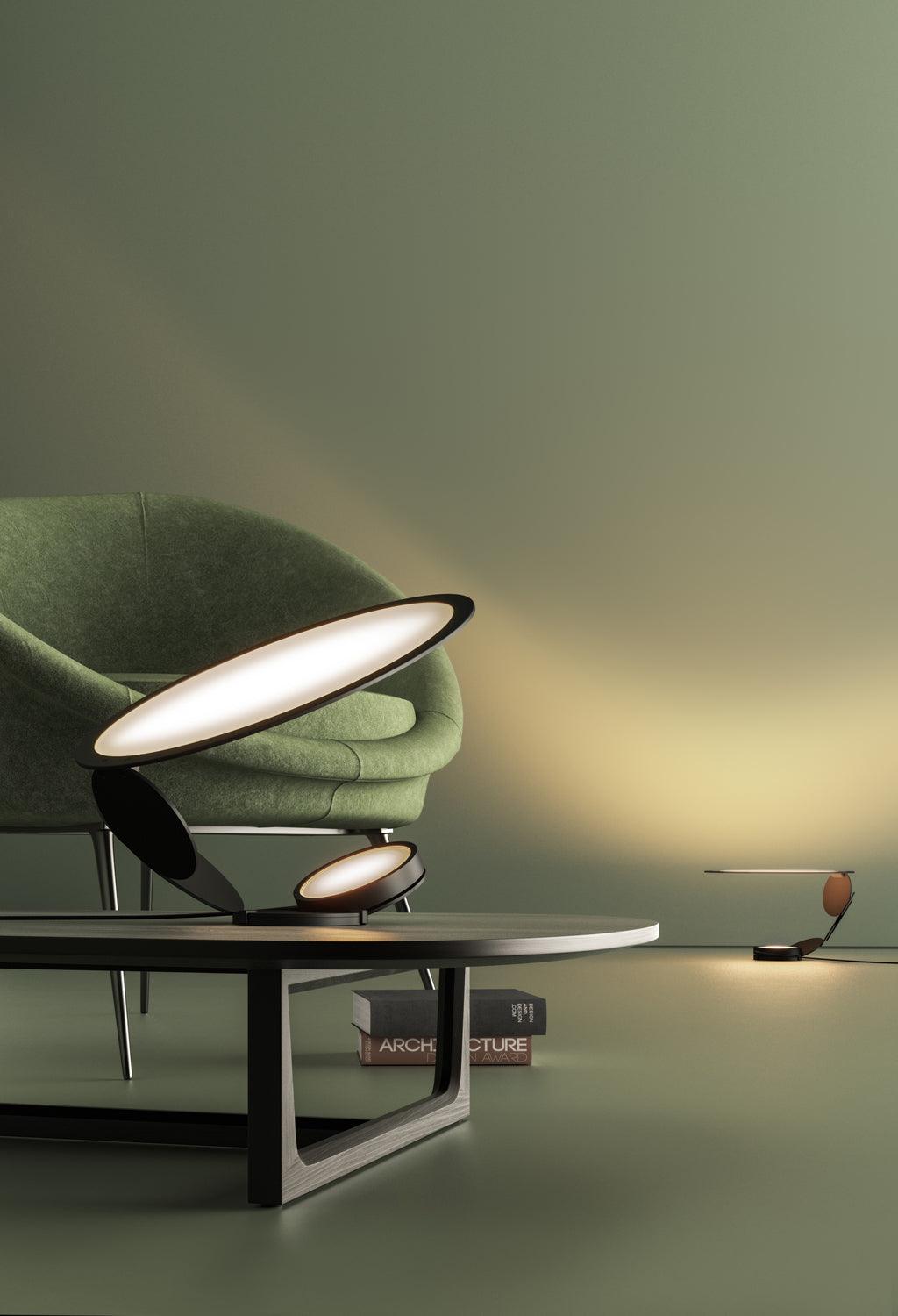 Andrew Contemporary Metal Table Lamp - Blowlighting