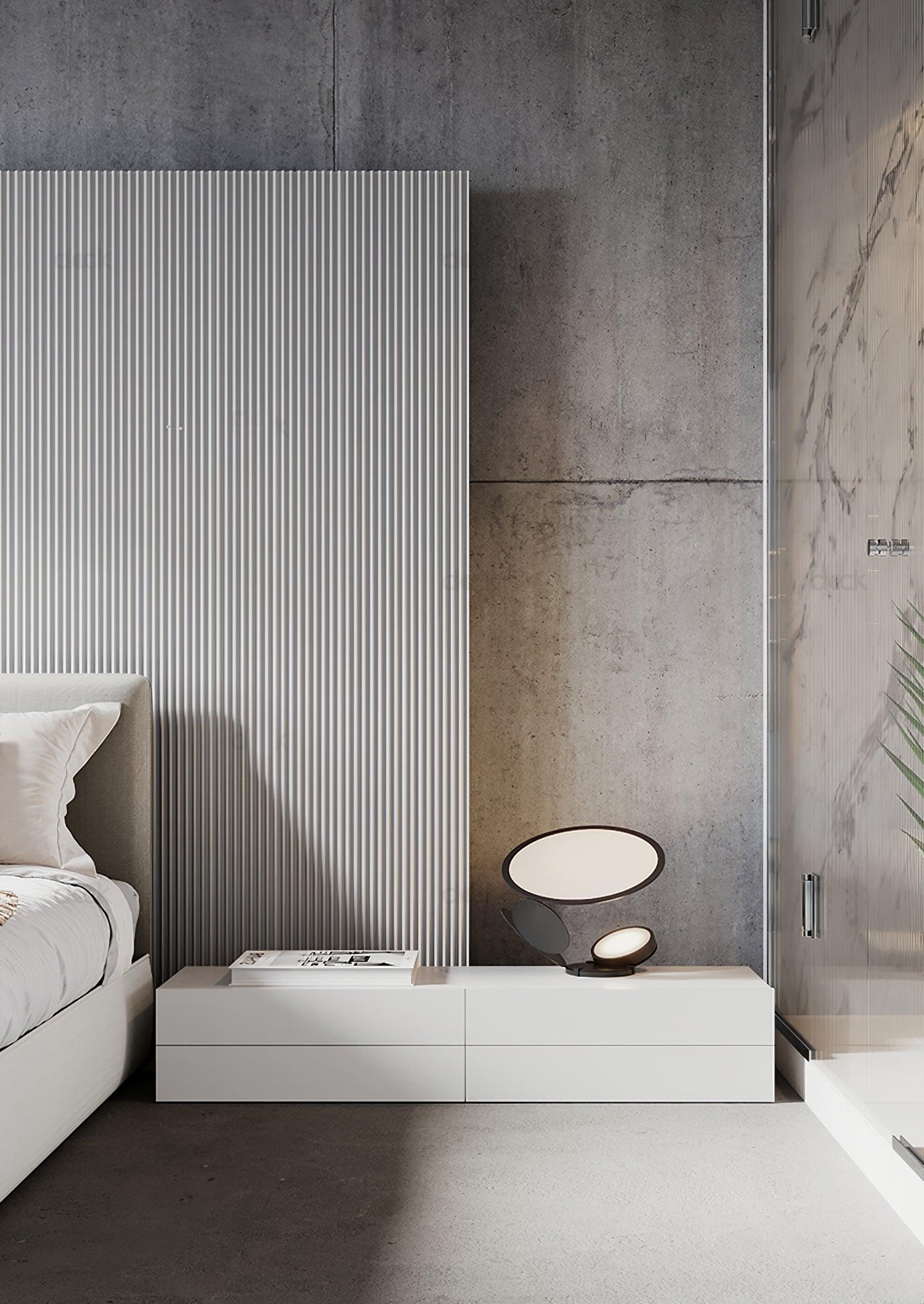 Andrew Contemporary Metal Table Lamp - Blowlighting