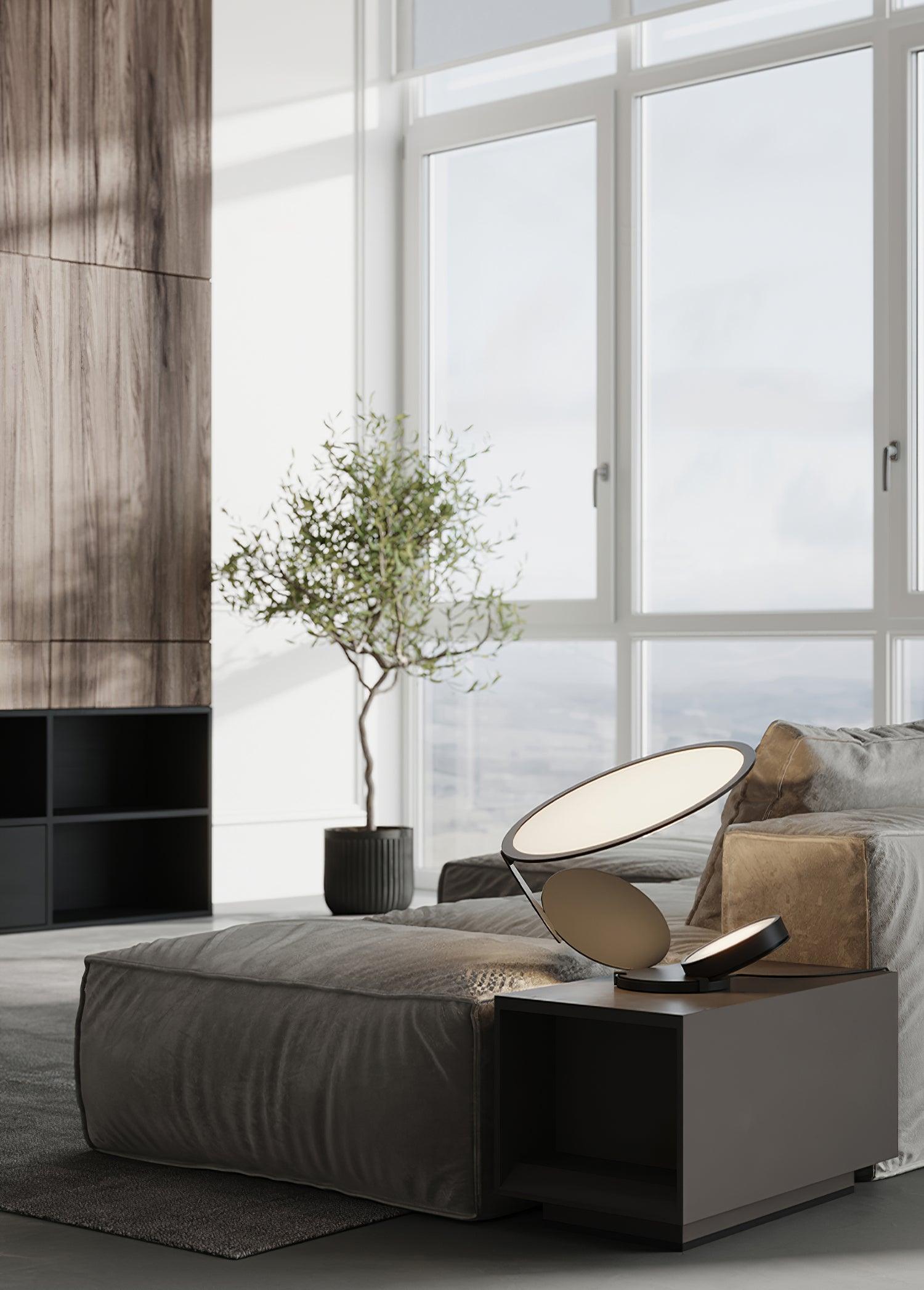 Andrew Contemporary Metal Table Lamp - Blowlighting
