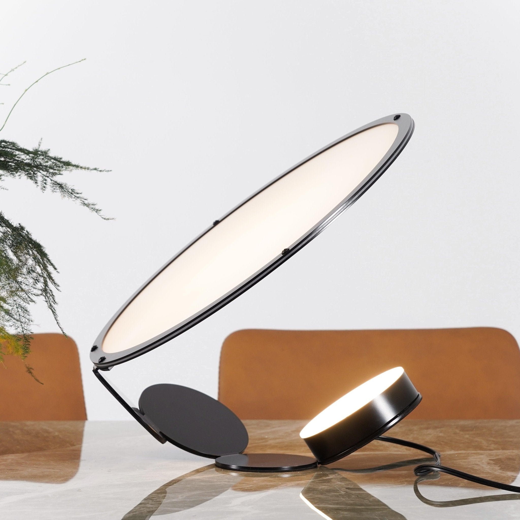 Andrew Contemporary Metal Table Lamp - Blowlighting