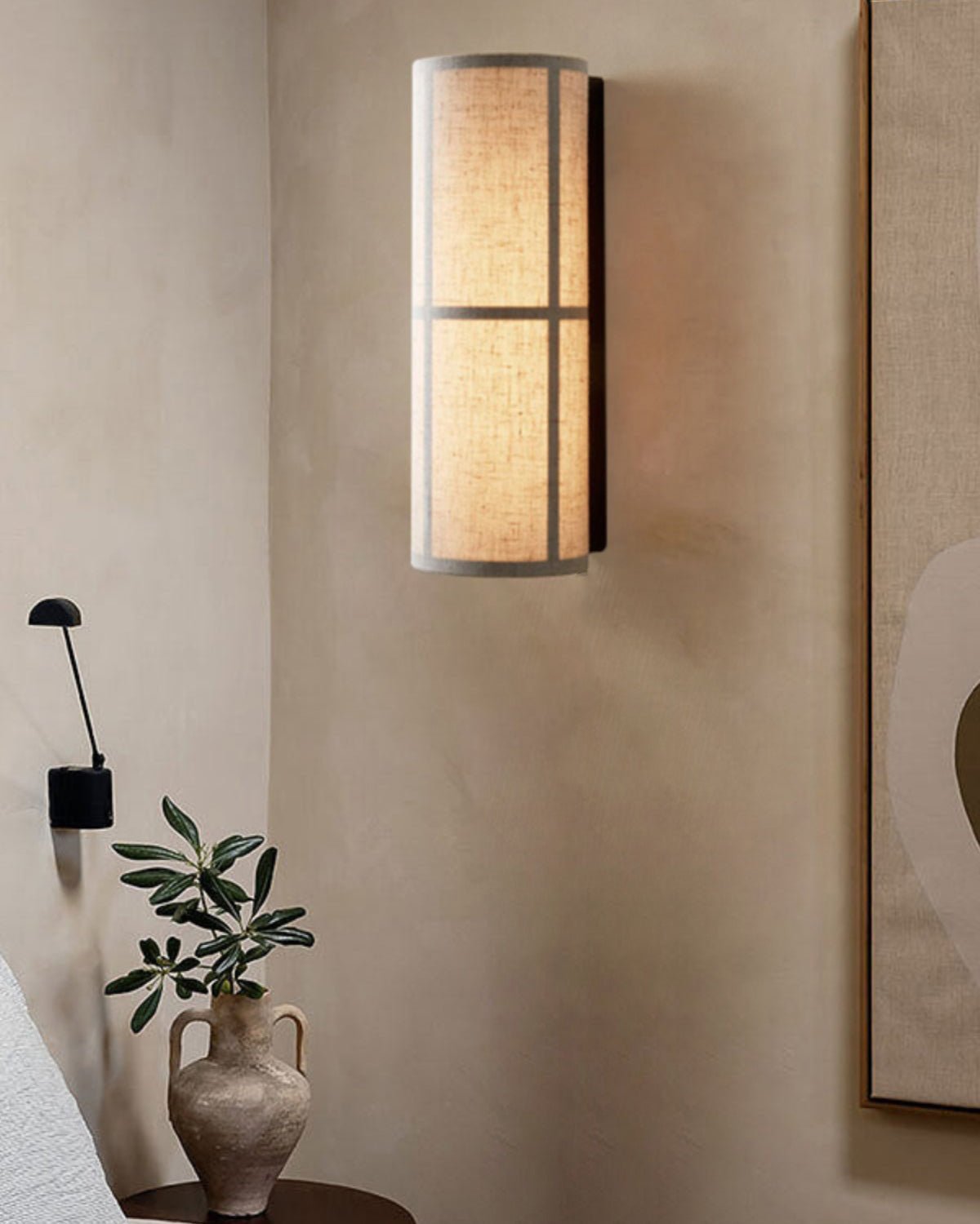 Cylinder Fabric Wall Lamp - Blowlighting
