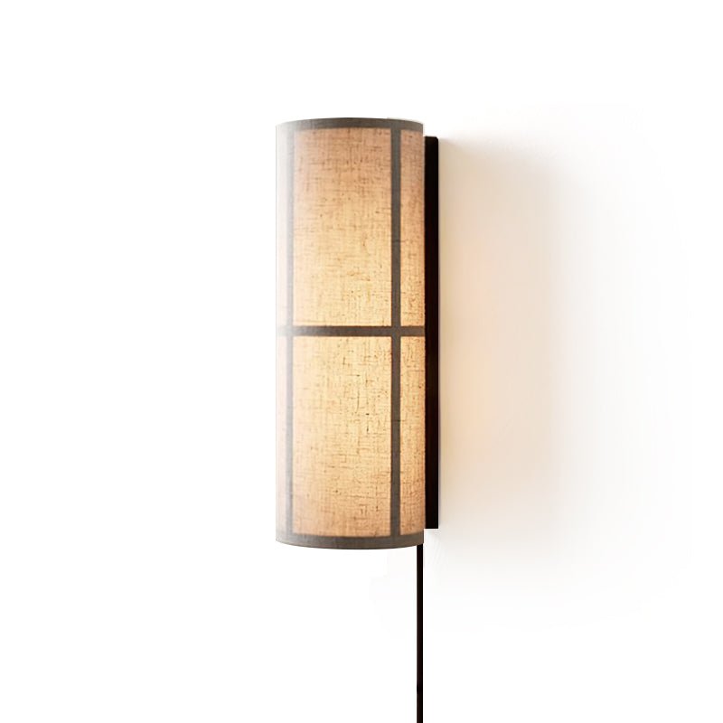 Cylinder Fabric Plug-in Wall Lamp - Blowlighting