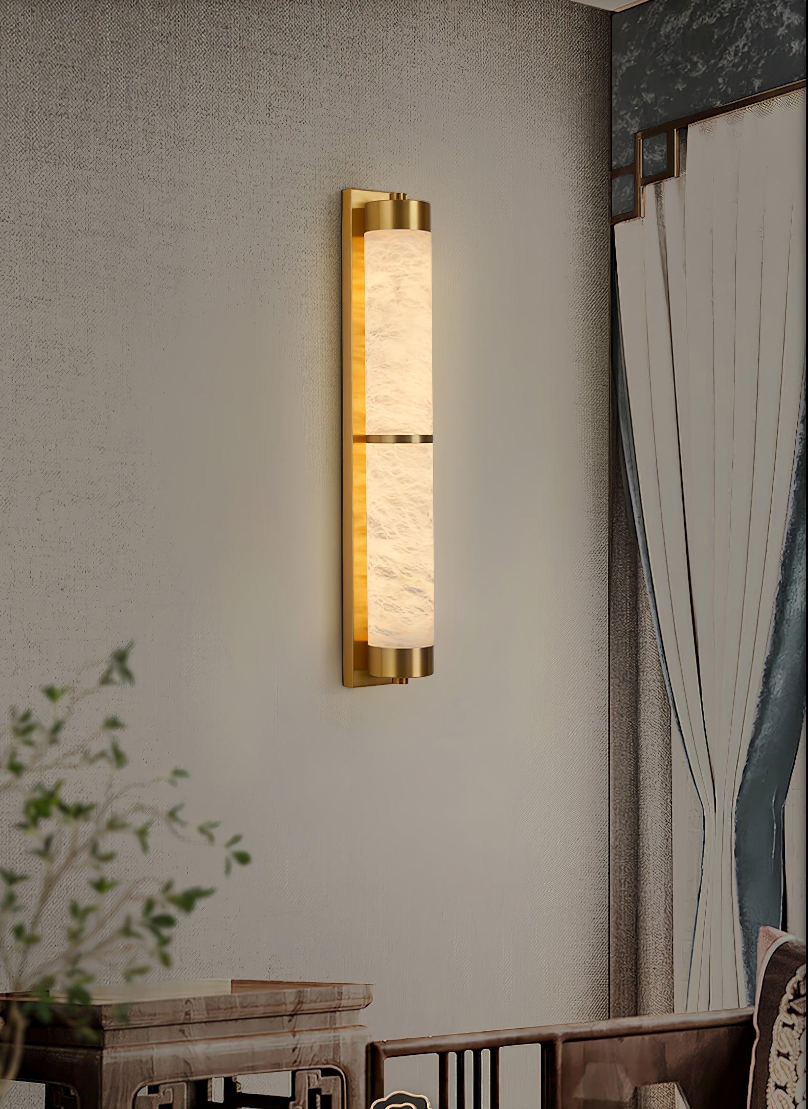 Olmirira Minimalist Alabaster Wall Light - Blowlighting