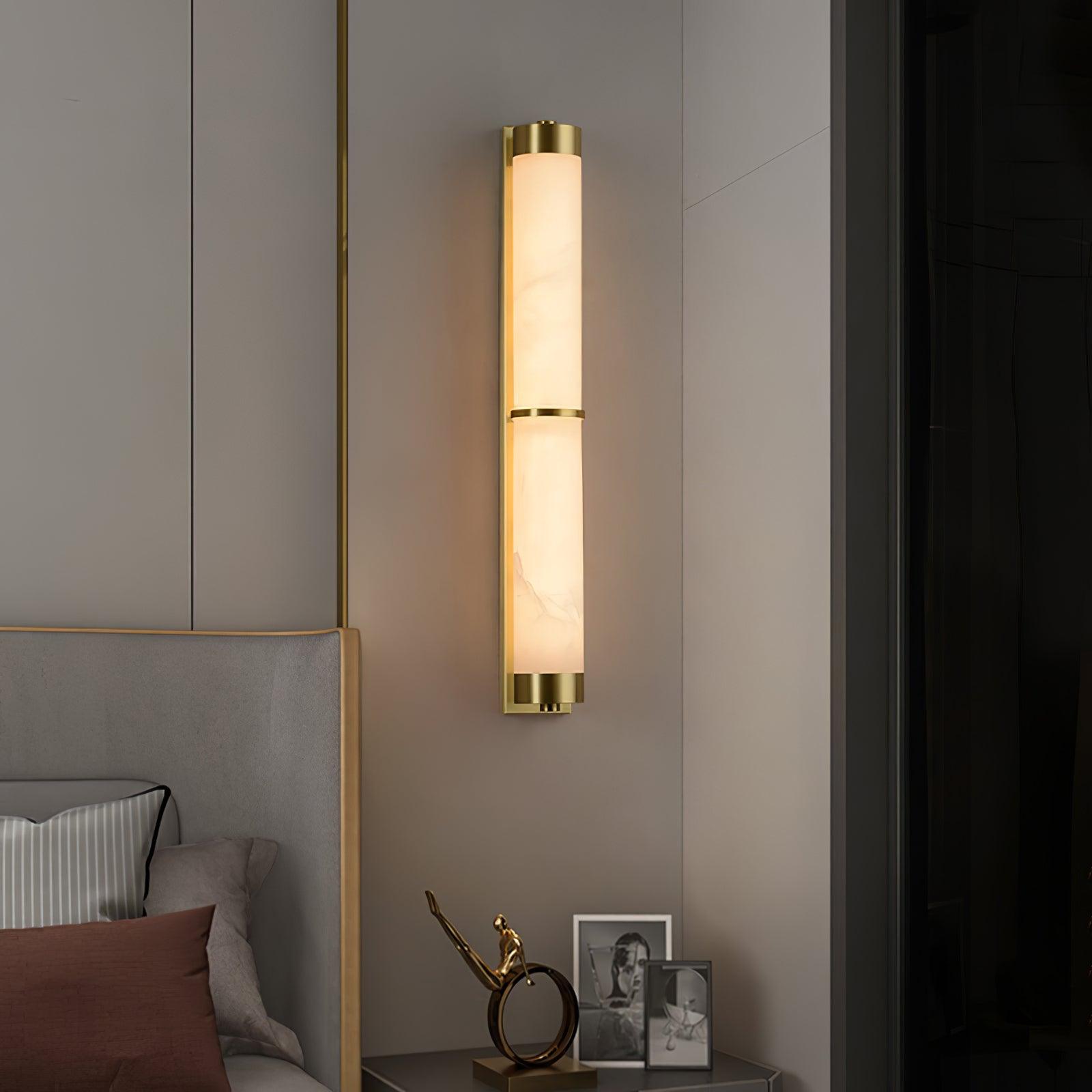 Olmirira Minimalist Alabaster Wall Light - Blowlighting