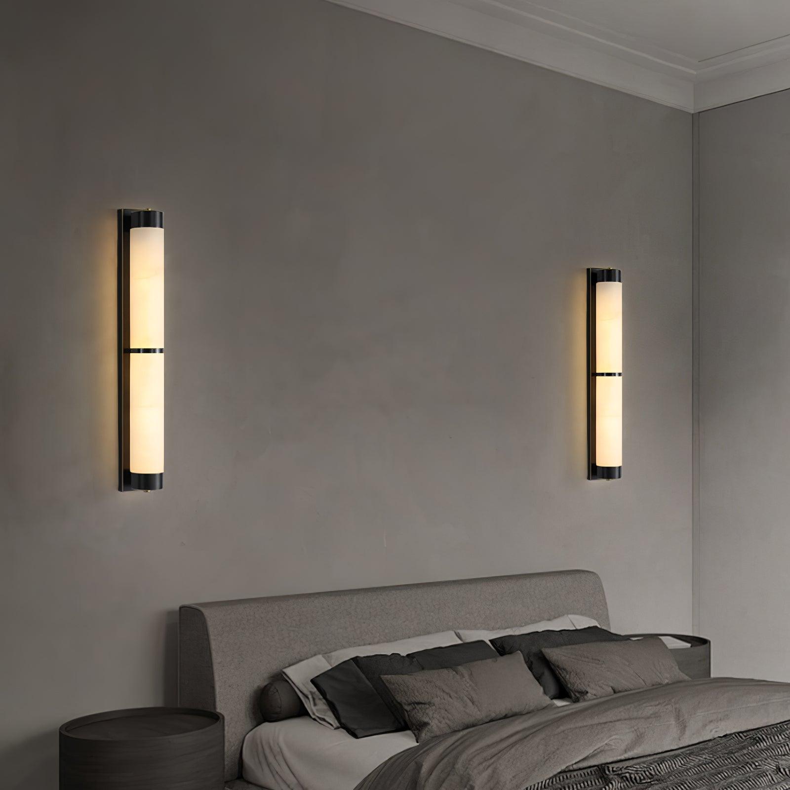 Olmirira Minimalist Alabaster Wall Light - Blowlighting