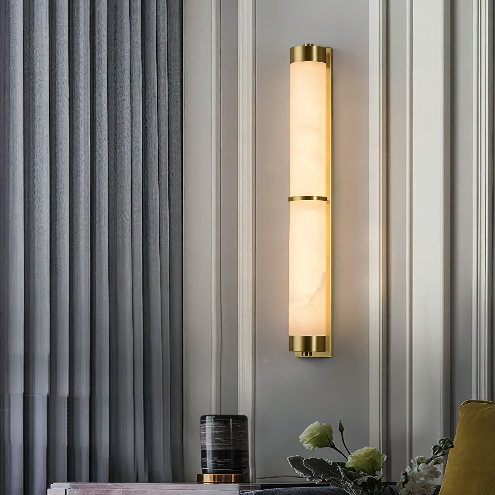 Olmirira Minimalist Alabaster Wall Light - Blowlighting