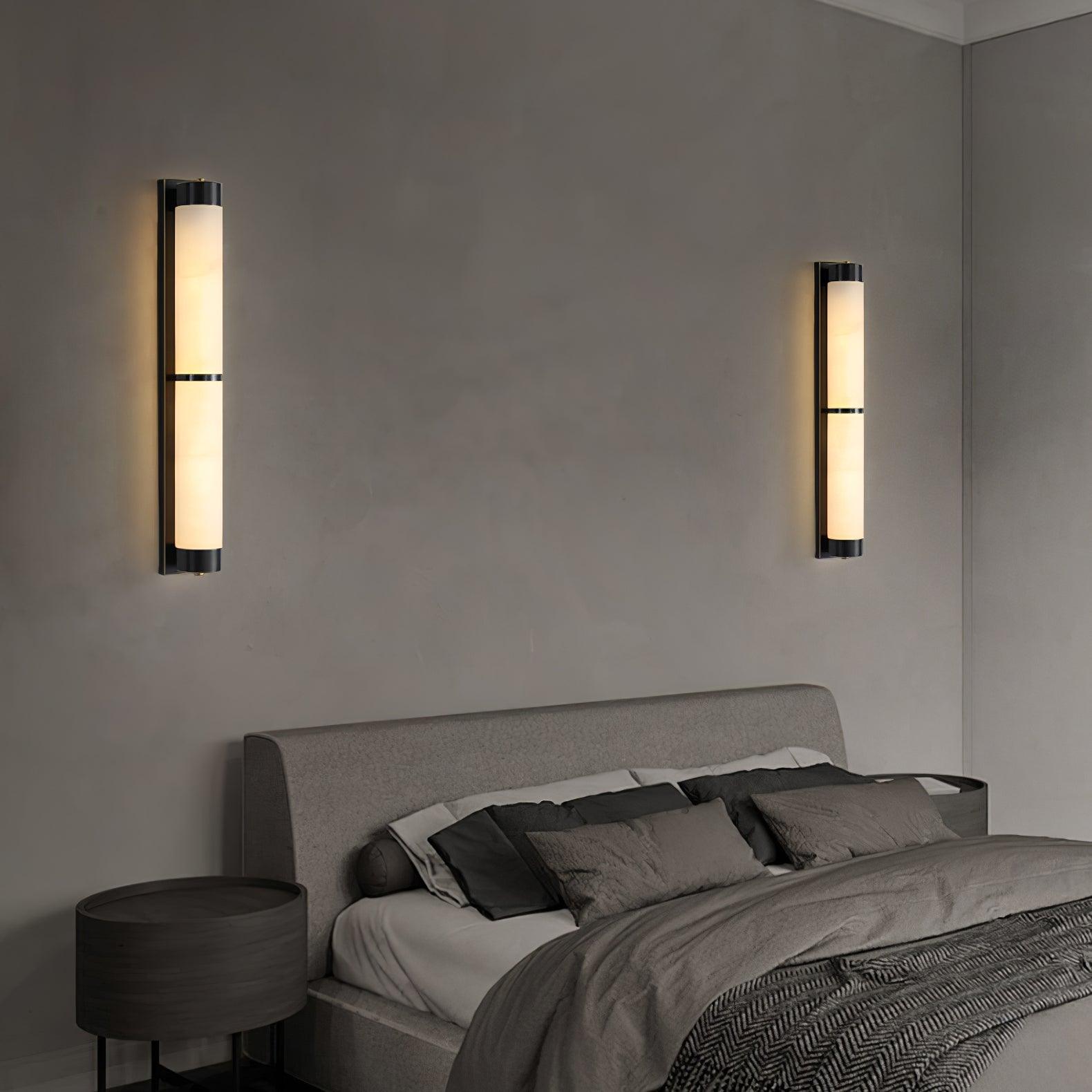 Olmirira Minimalist Alabaster Wall Light - Blowlighting