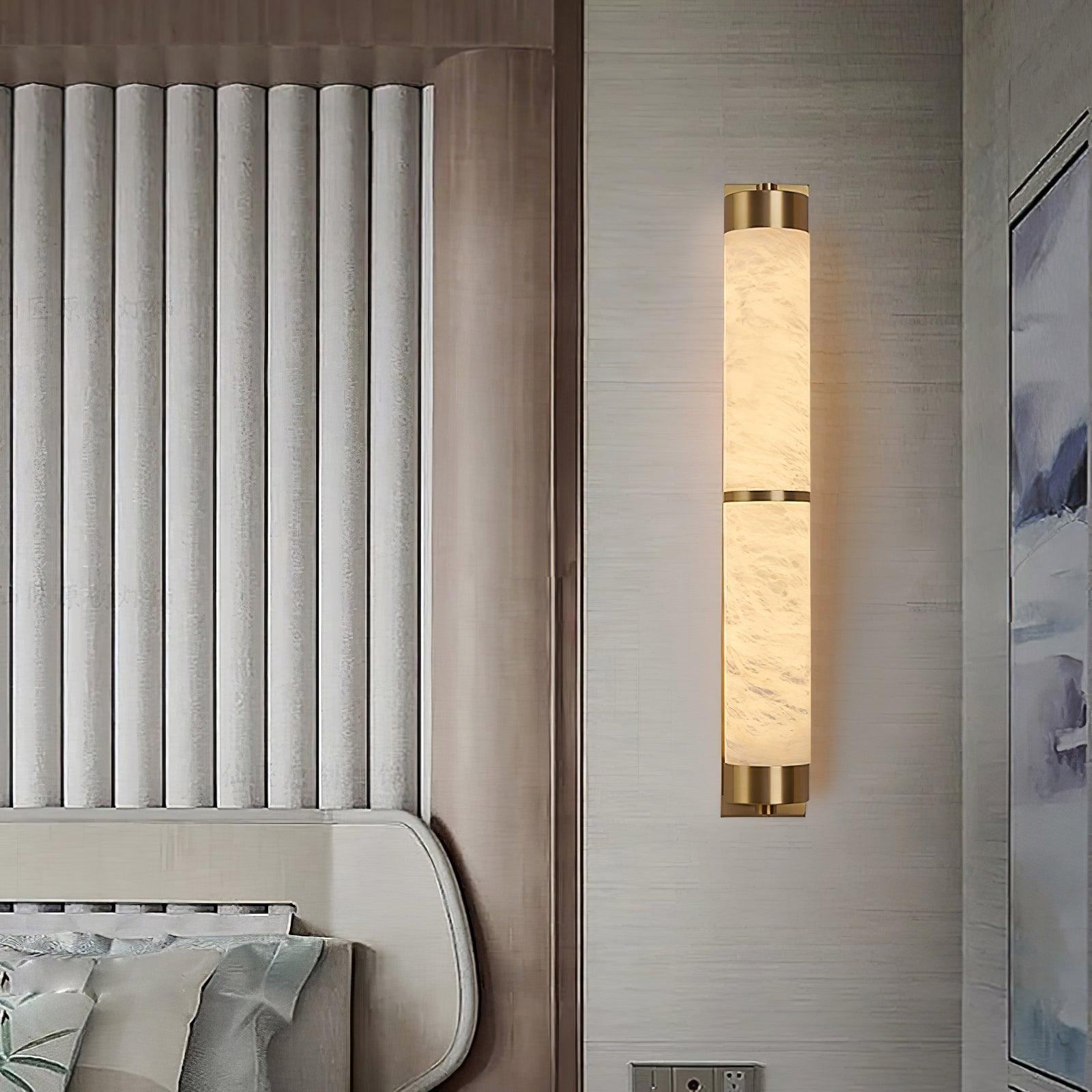 Olmirira Minimalist Alabaster Wall Light - Blowlighting
