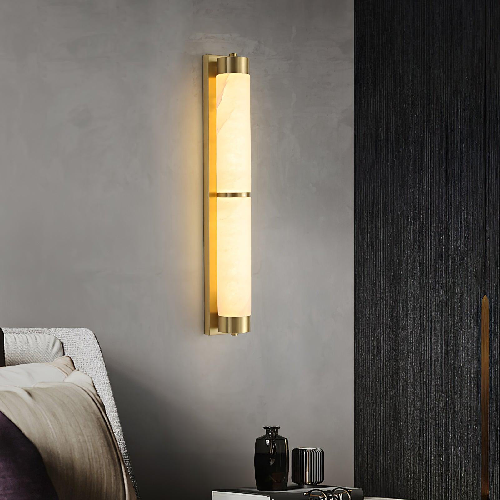 Olmirira Minimalist Alabaster Wall Light - Blowlighting