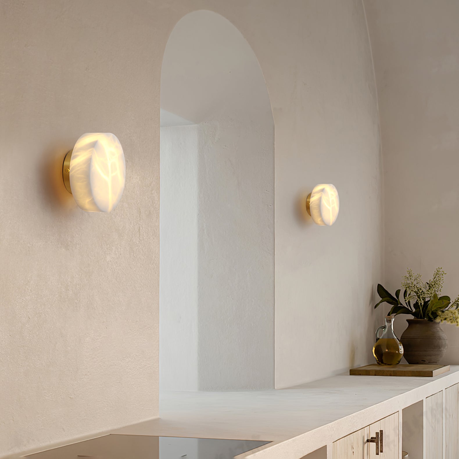 Olzorira Alabaster Wall Light - Blowlighting