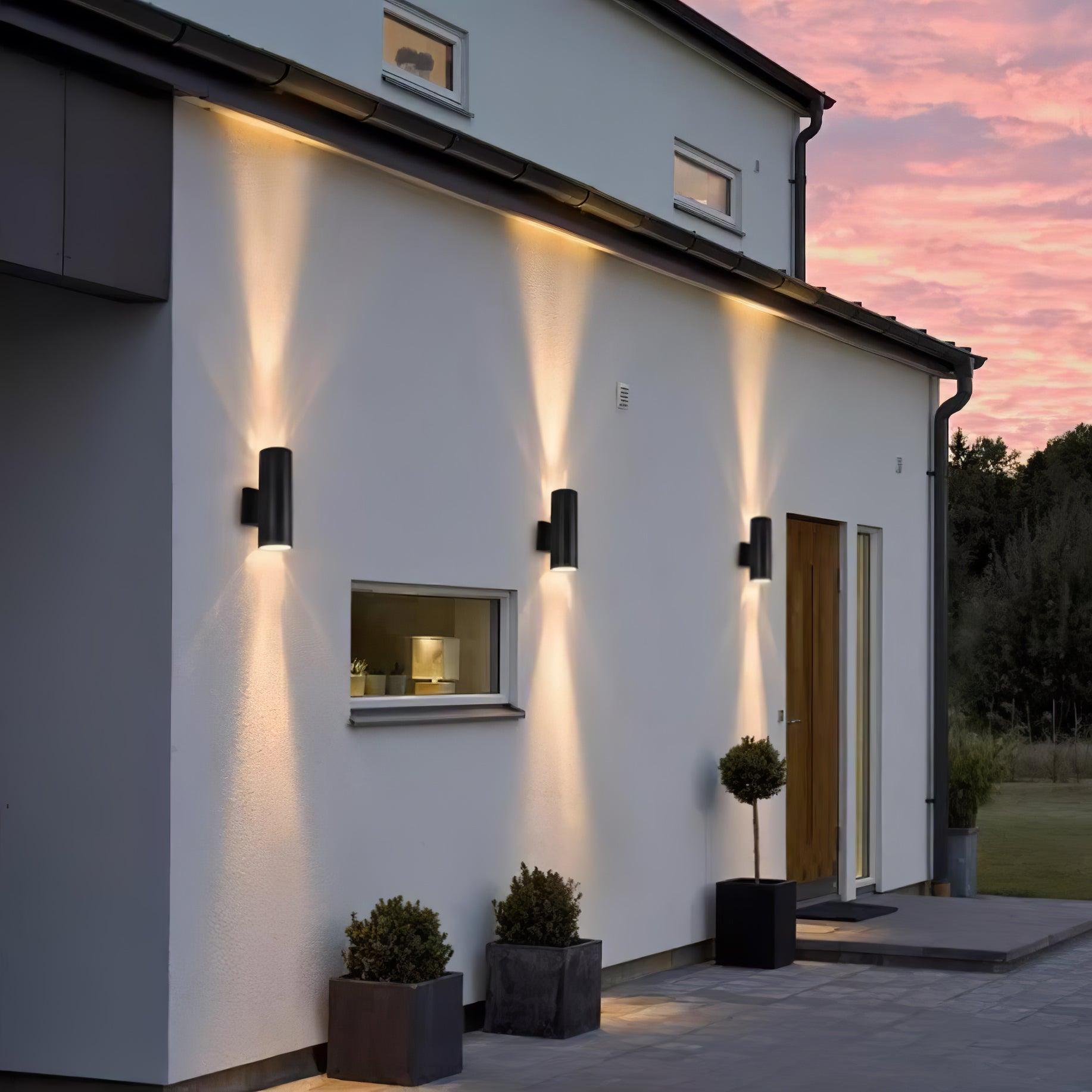 Cylindrical Outdoor Wall Light - Blowlighting