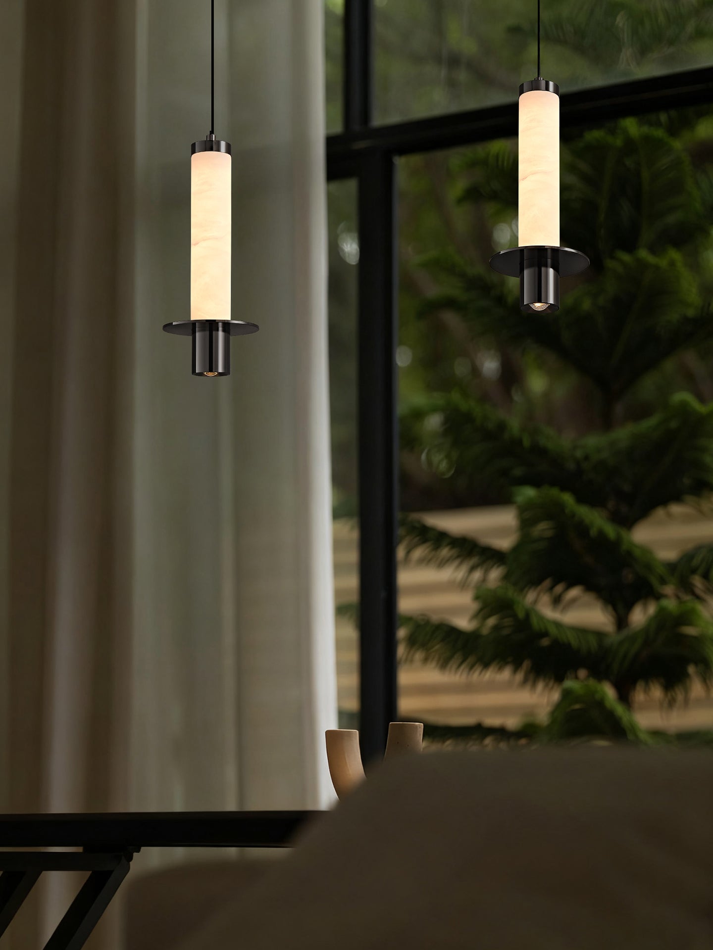 Cylindrical Plinth Pendant Lamp - Vakkerlight