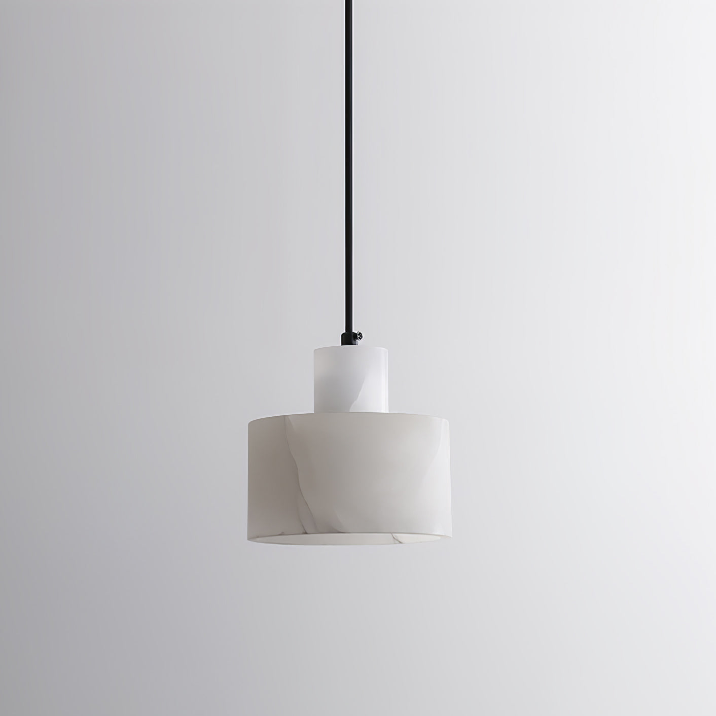 Alabaster Pendant Lgiht Dual Cylindrical - Blowlighting