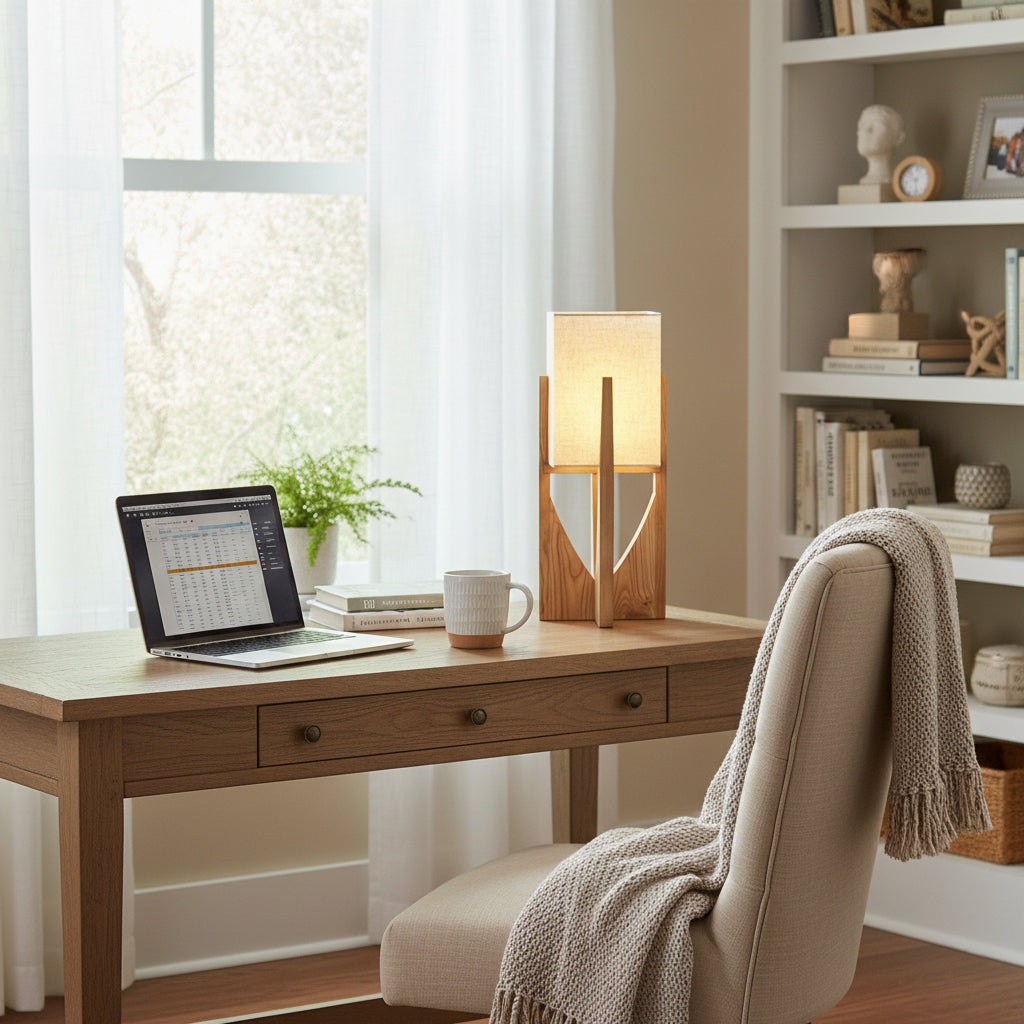 Fairbanks Organic Fabric Table Light