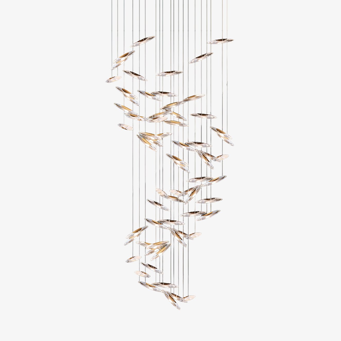 Moonlight Whispers Chandelier - Blowlighting