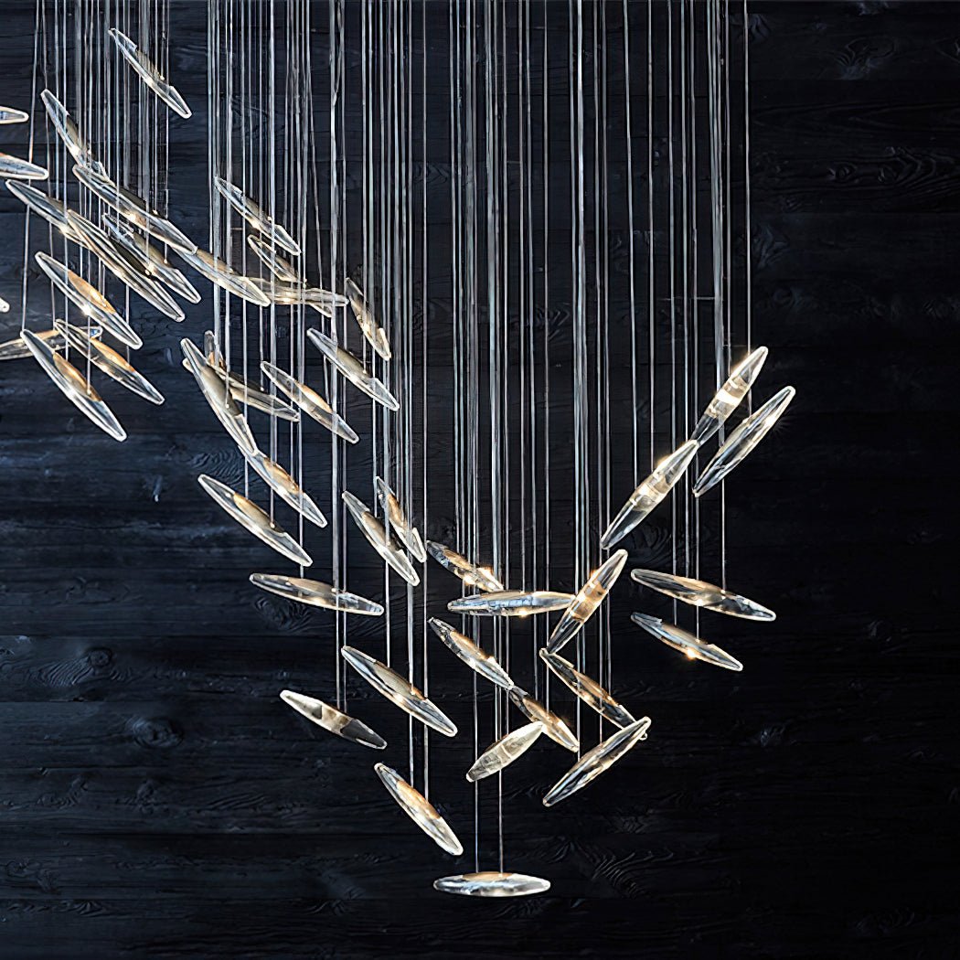 Moonlight Whispers Chandelier - Blowlighting