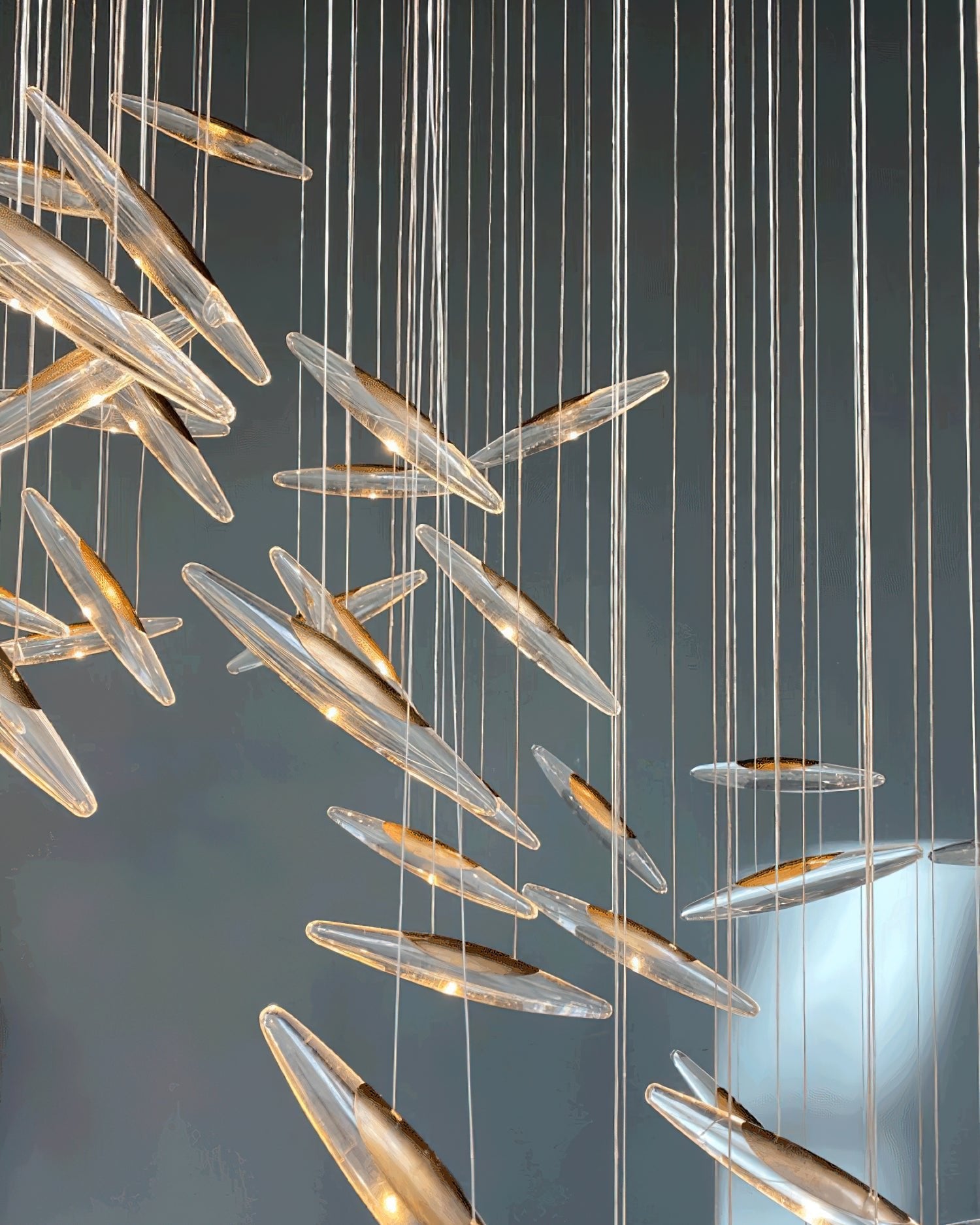 Moonlight Whispers Chandelier - Blowlighting