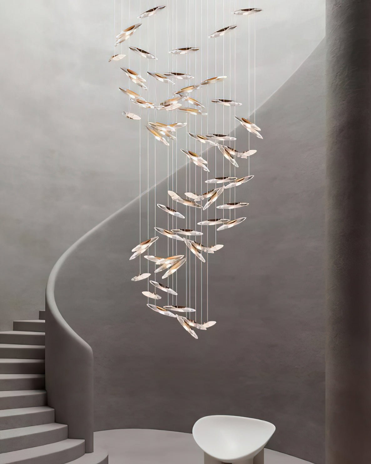 Moonlight Whispers Chandelier - Blowlighting