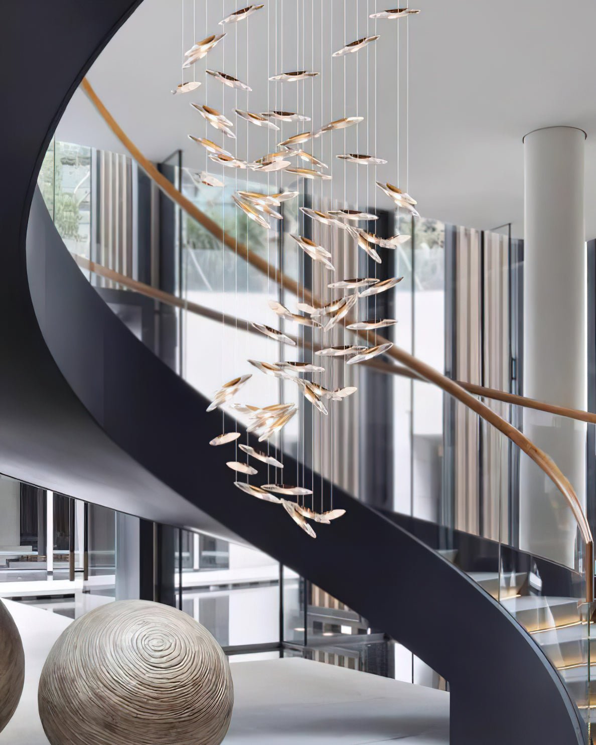 Moonlight Whispers Chandelier - Blowlighting