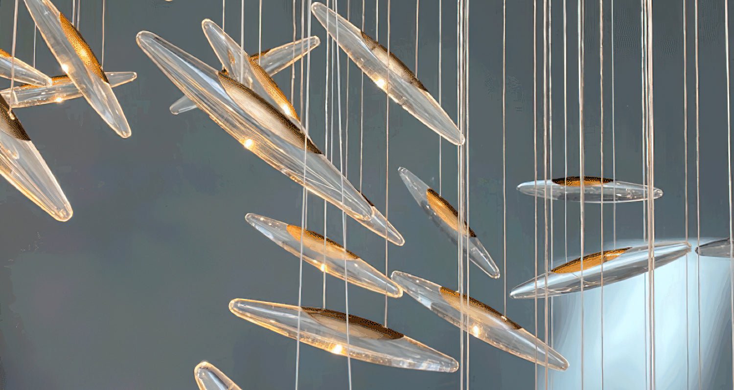 Moonlight Whispers Chandelier - Blowlighting