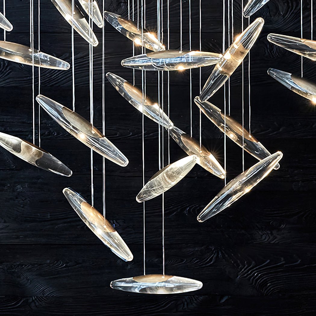 Moonlight Whispers Chandelier - Blowlighting