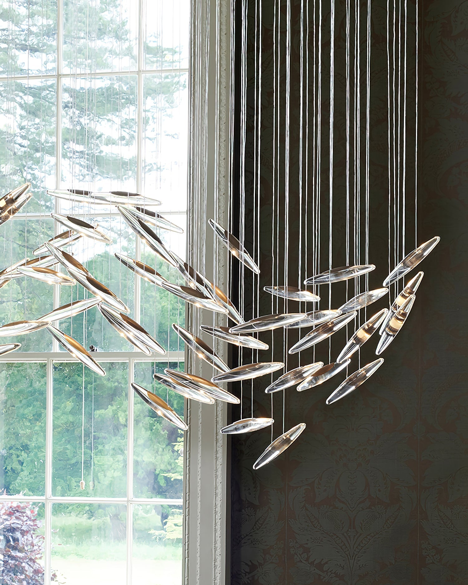 Moonlight Whispers Chandelier - Blowlighting