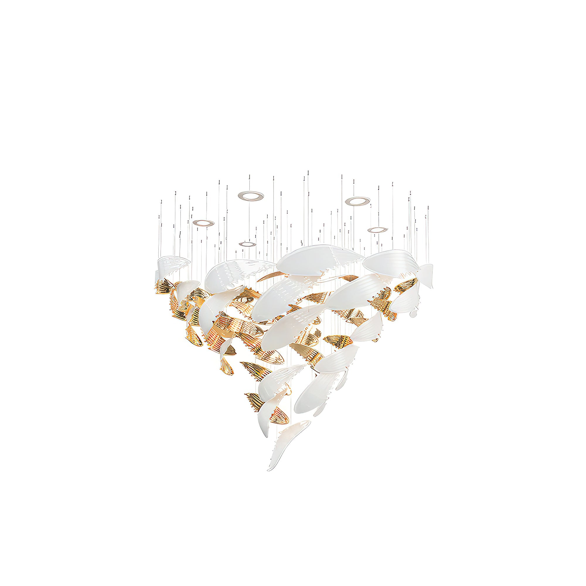 Alvenan Bird Flock Chandelier - Blowlighting