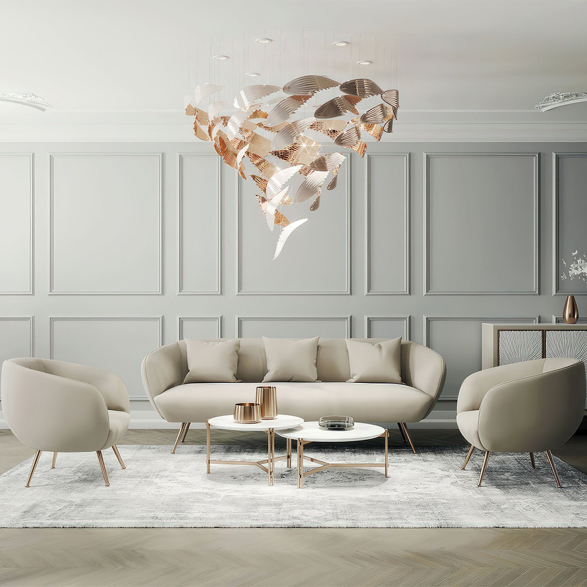 Alvenan Bird Flock Chandelier - Blowlighting