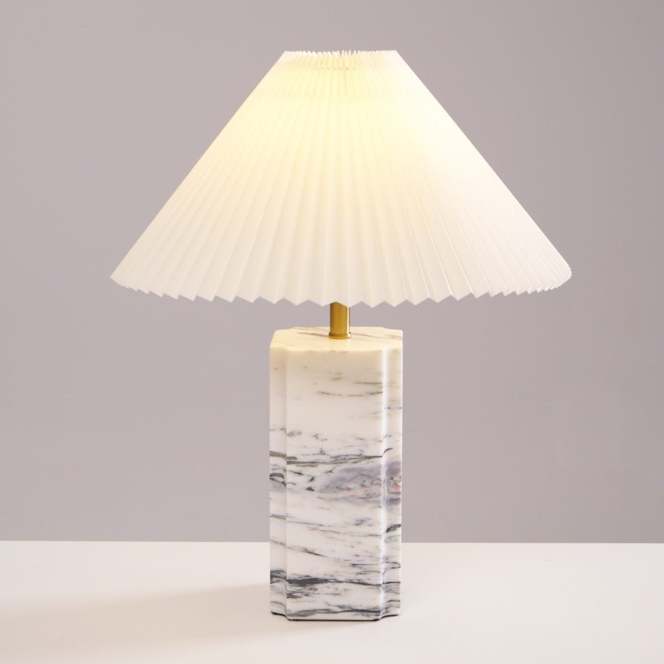 Bianca Marble Table Lamp - Blowlighting