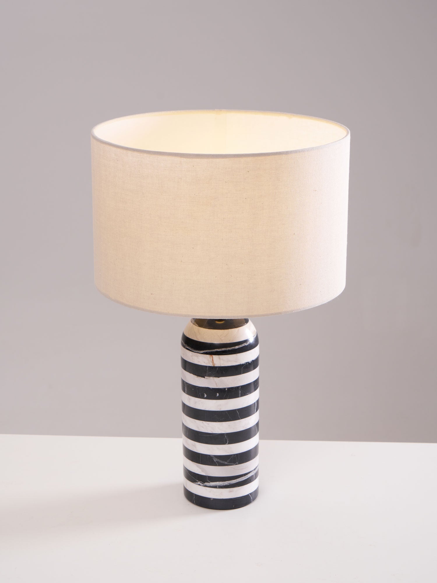 Tuxedo Marble Table Lamp - Blowlighting