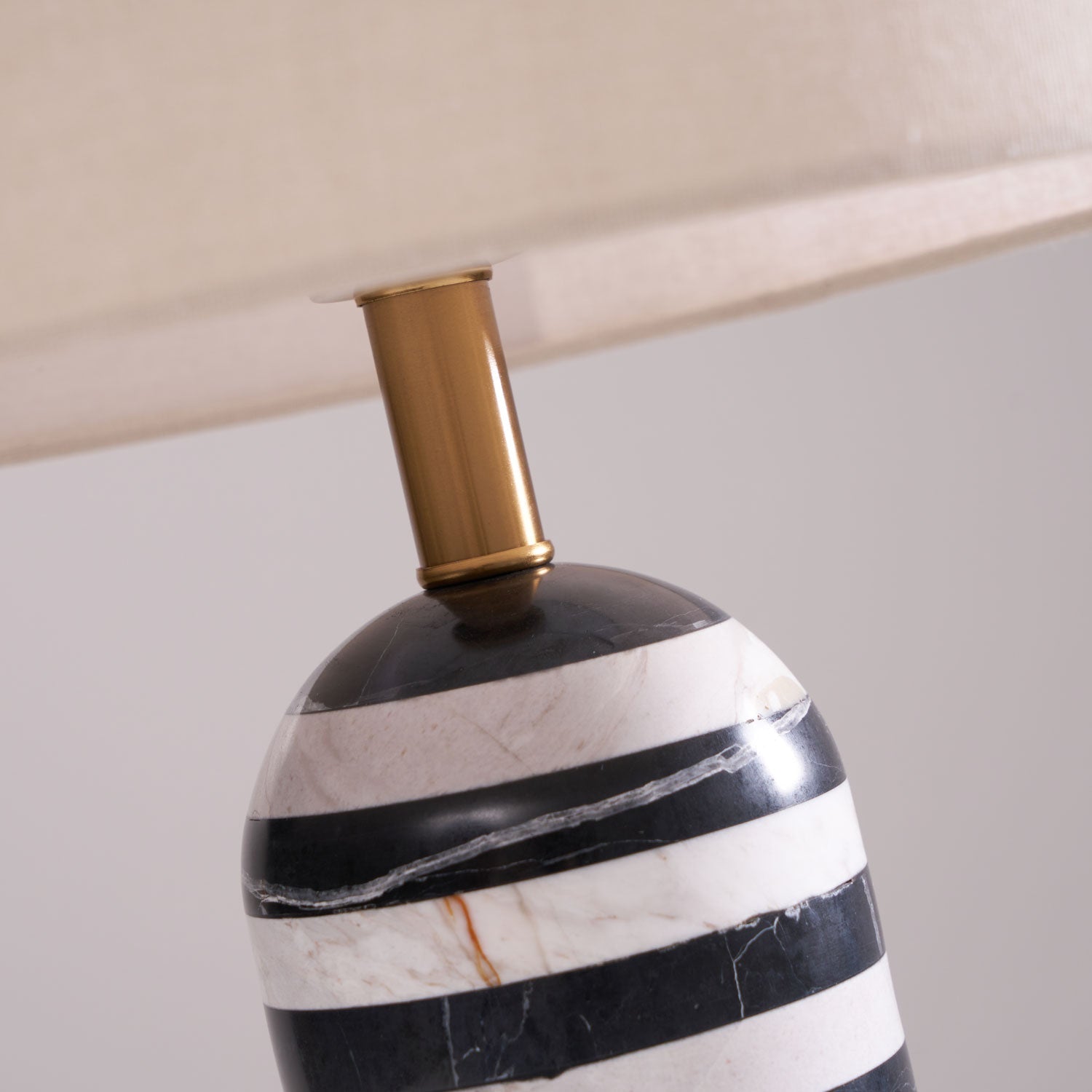 Tuxedo Marble Table Lamp - Blowlighting