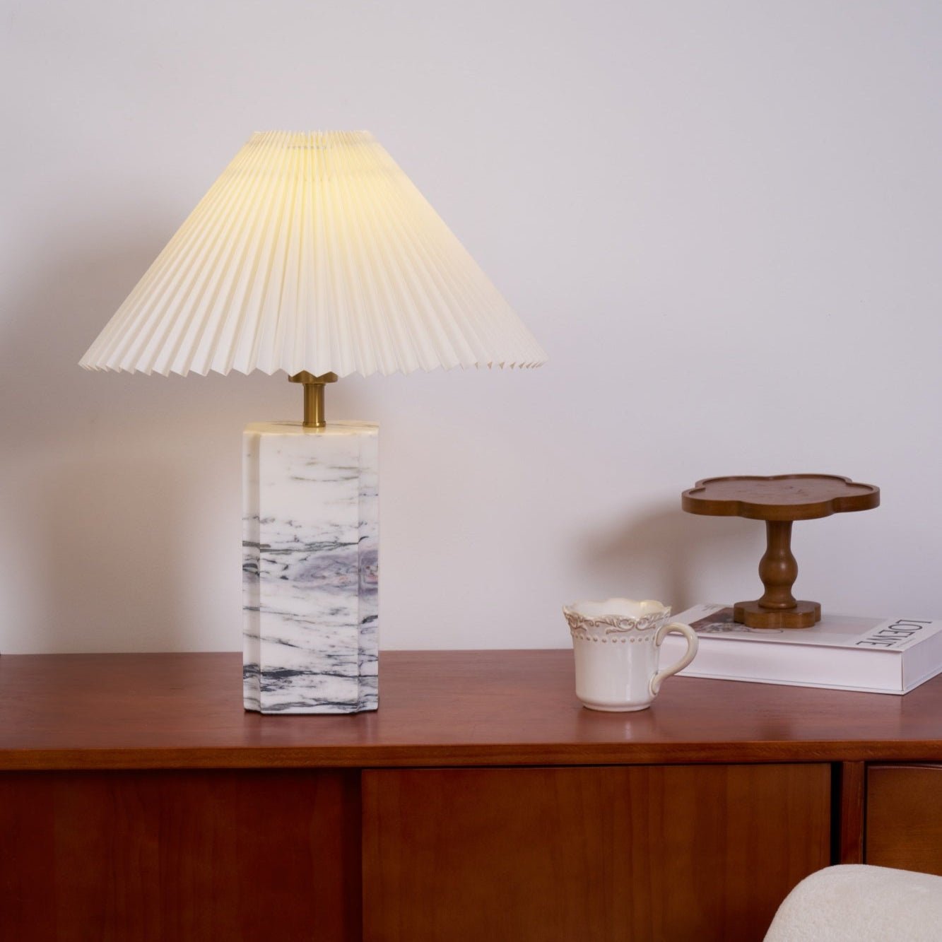 Bianca Marble Table Lamp - Blowlighting