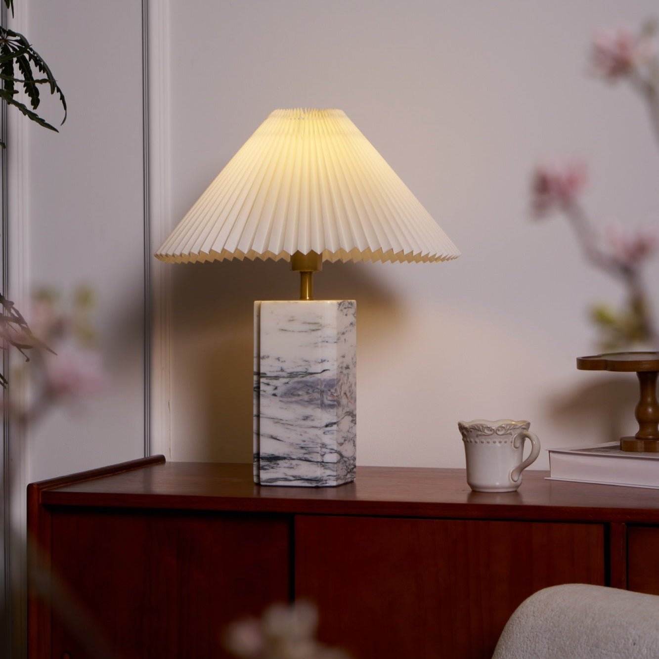 Bianca Marble Table Lamp - Blowlighting