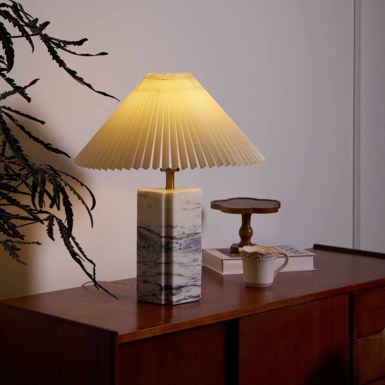 Bianca Marble Table Lamp - Blowlighting