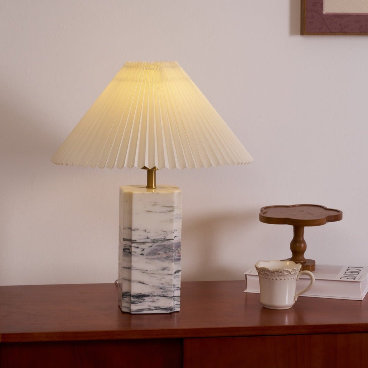 Bianca Marble Table Lamp - Blowlighting