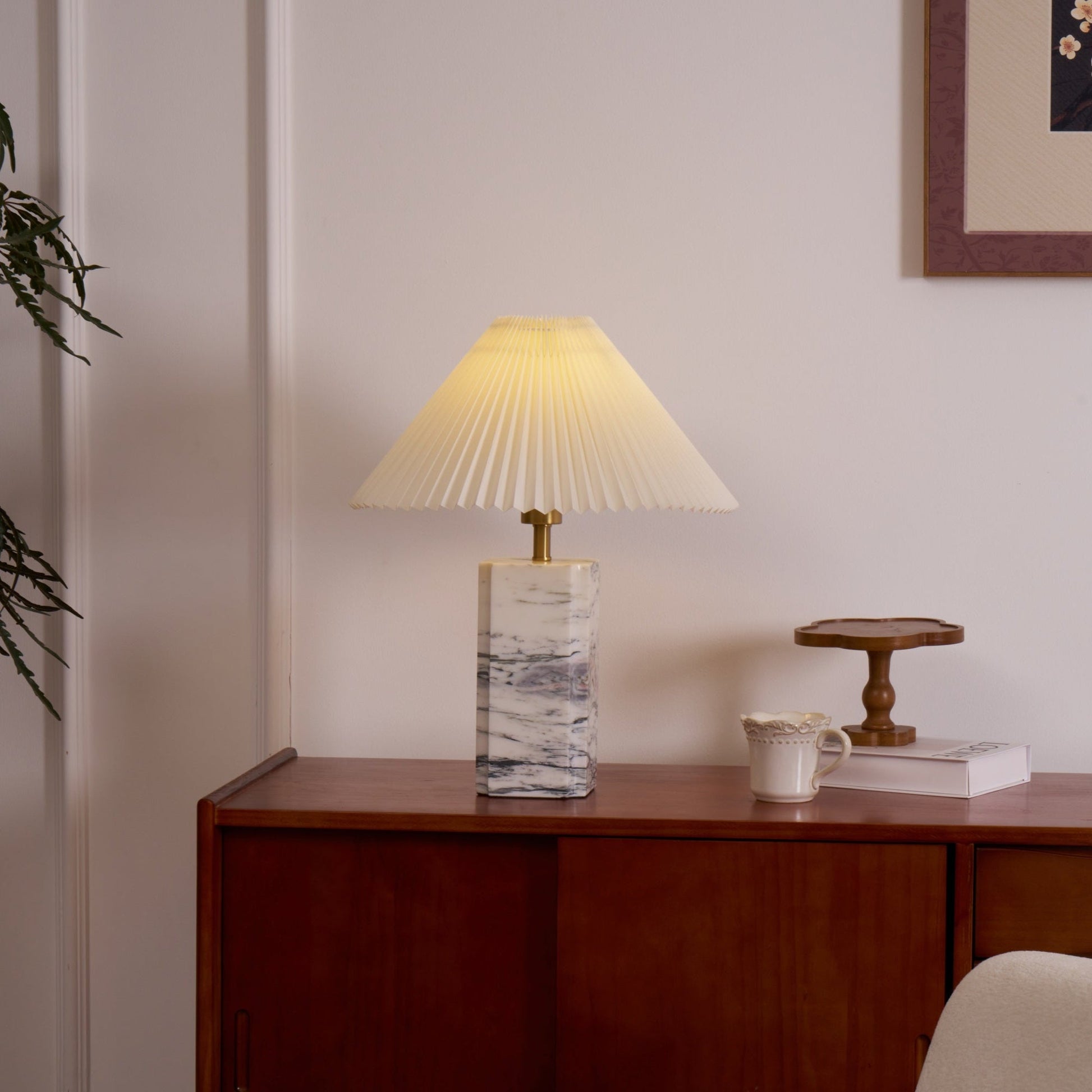 Bianca Marble Table Lamp - Blowlighting