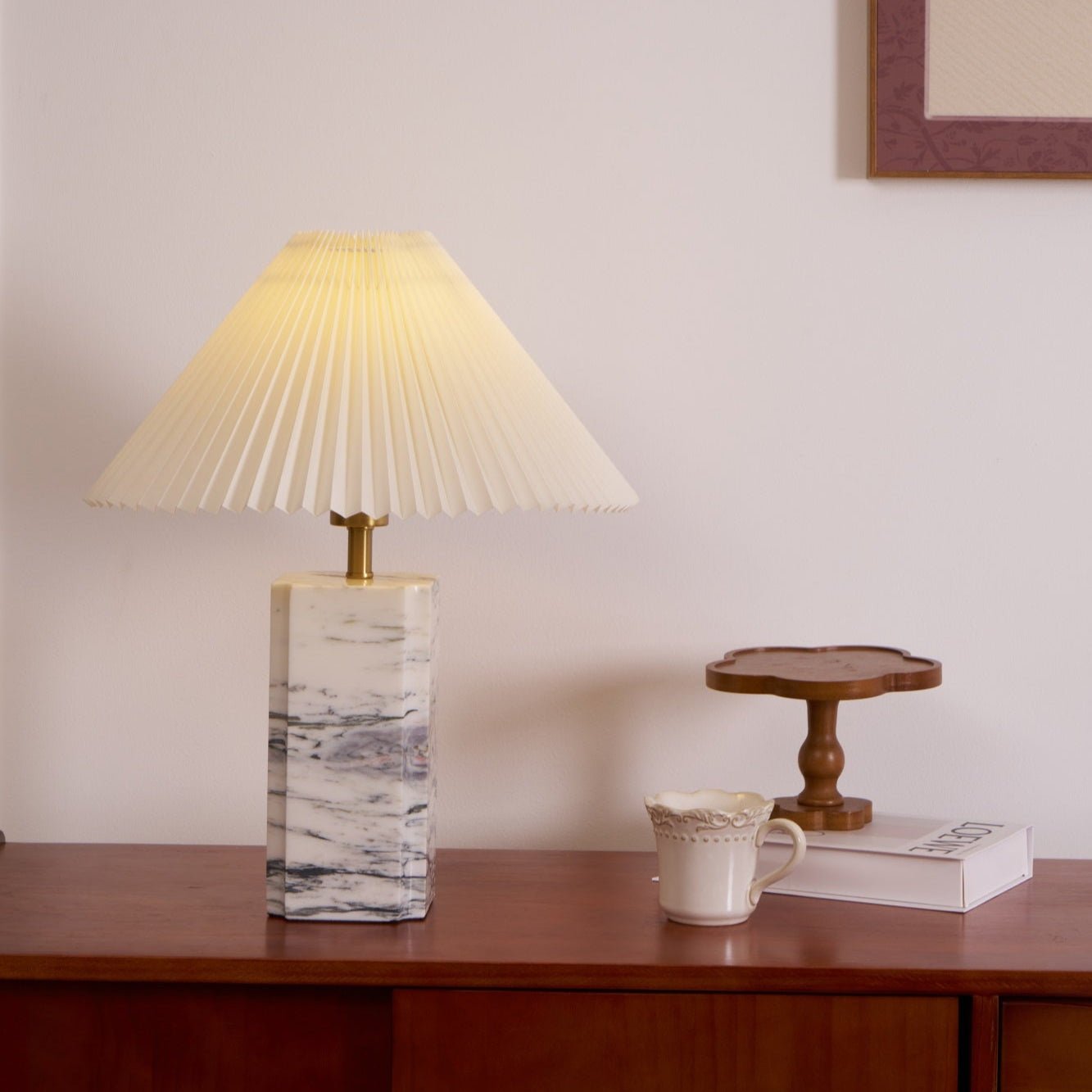 Bianca Marble Table Lamp - Blowlighting