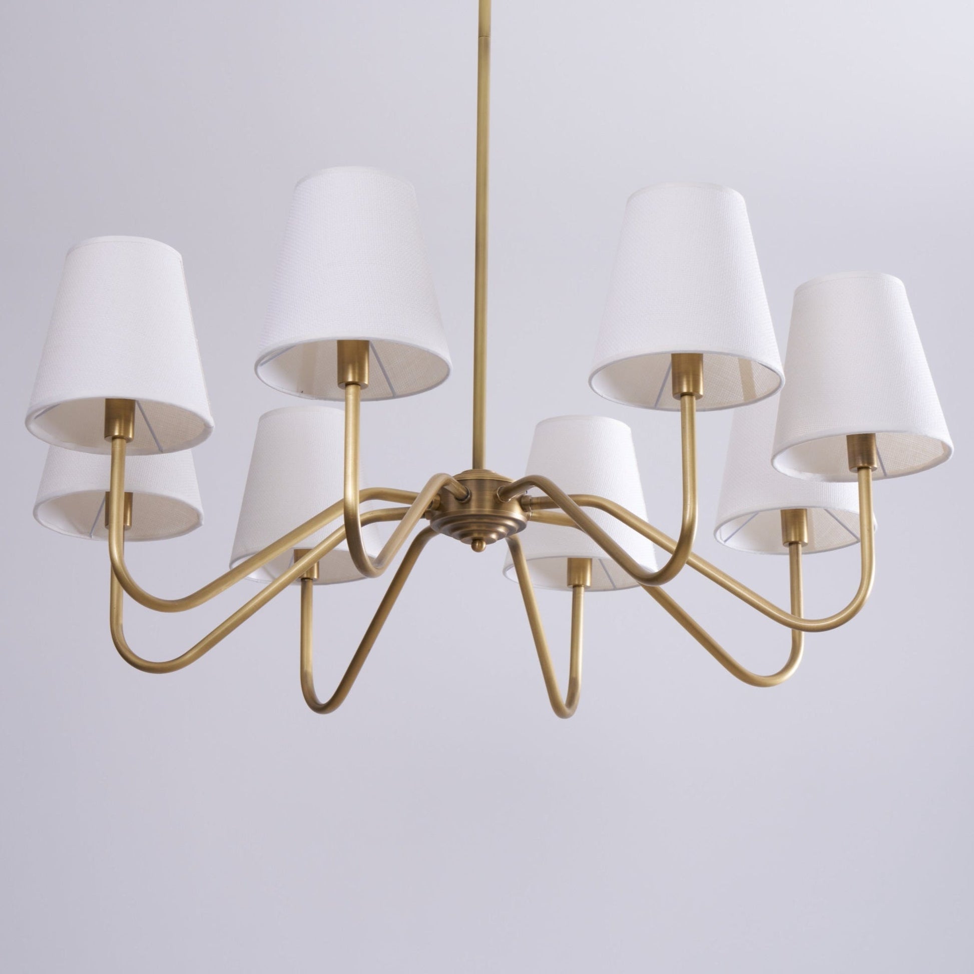 Opaluxe Brass Chandelier - Blowlighting