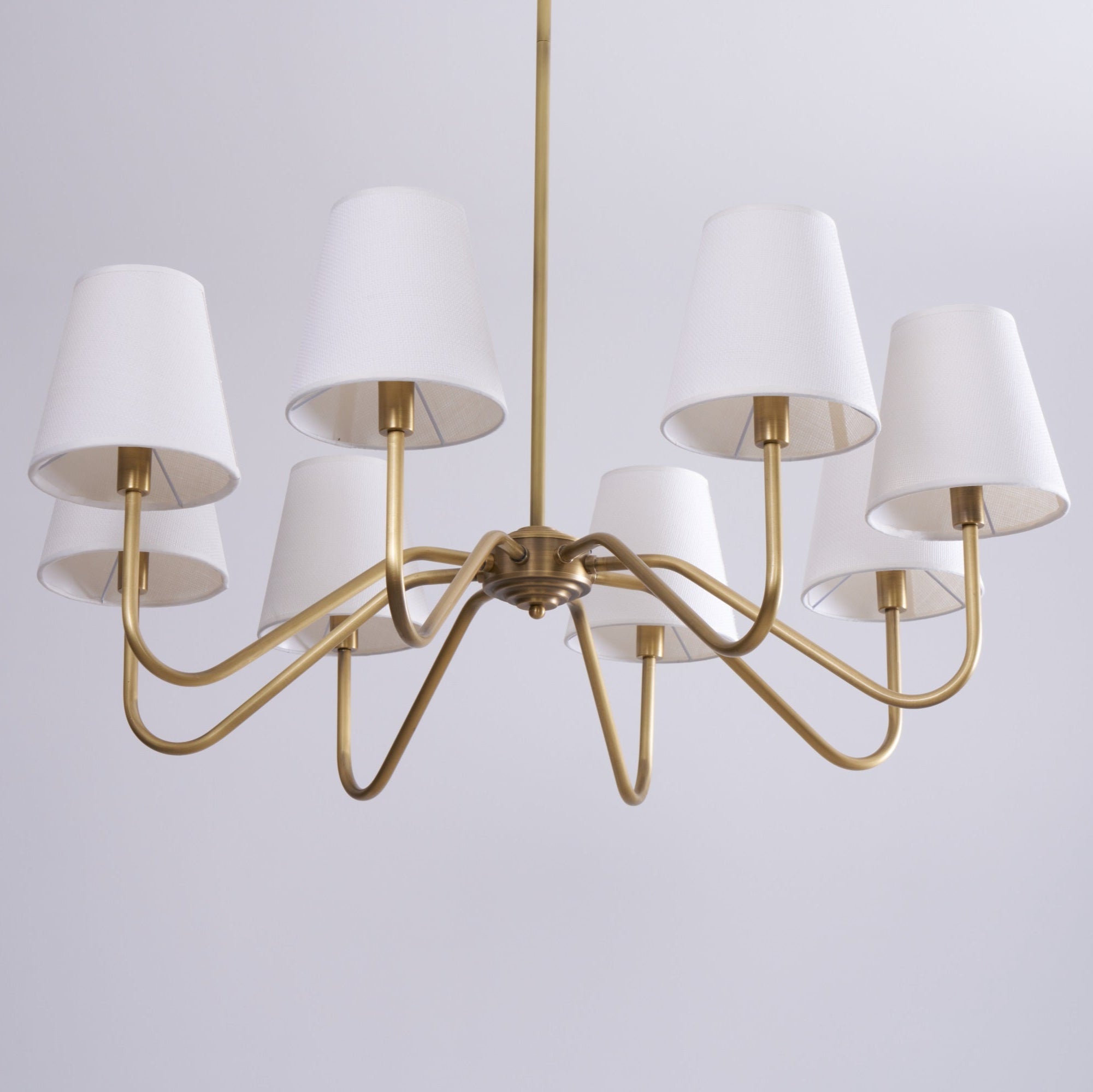 Opaluxe Brass Chandelier - Blowlighting