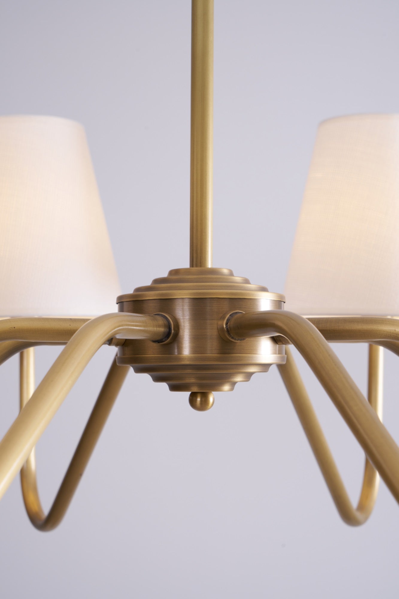 Opaluxe Brass Chandelier - Blowlighting