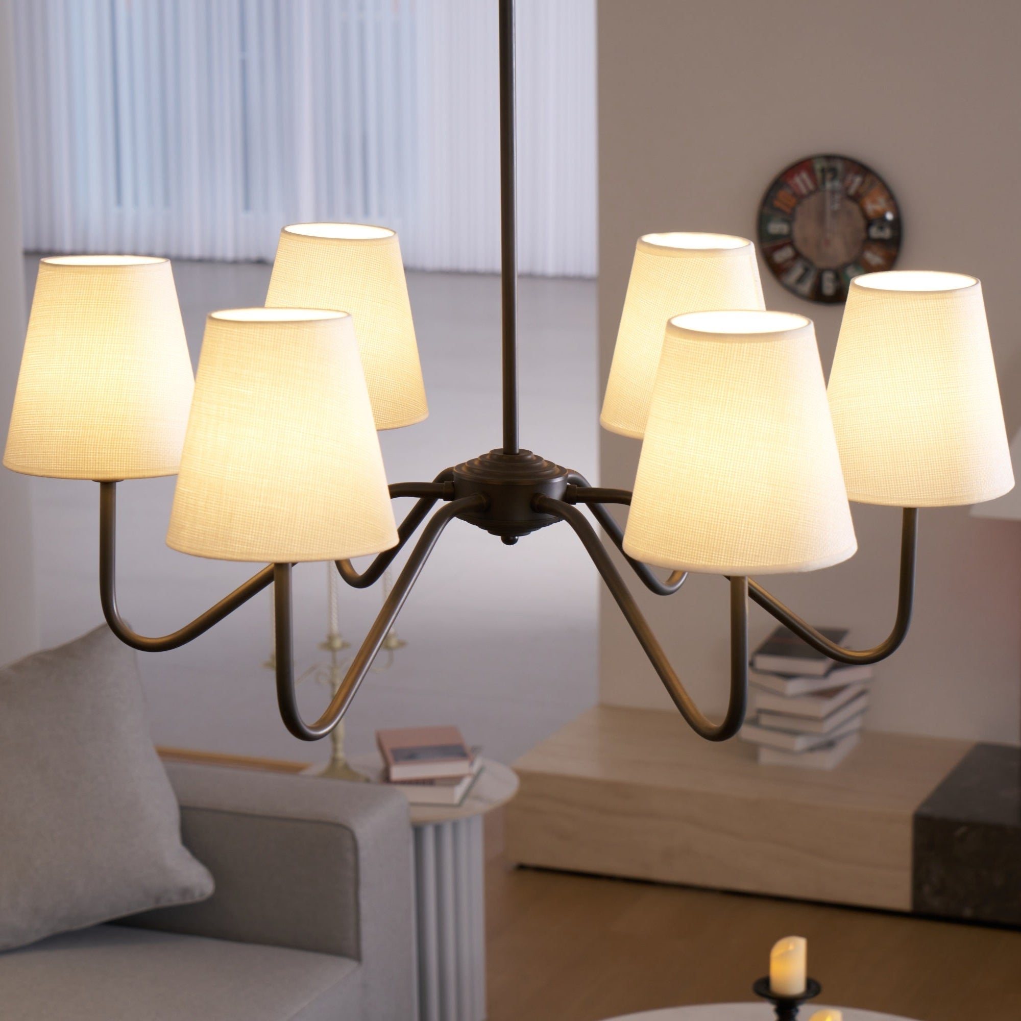 Lumos Black Chandelier - Blowlighting