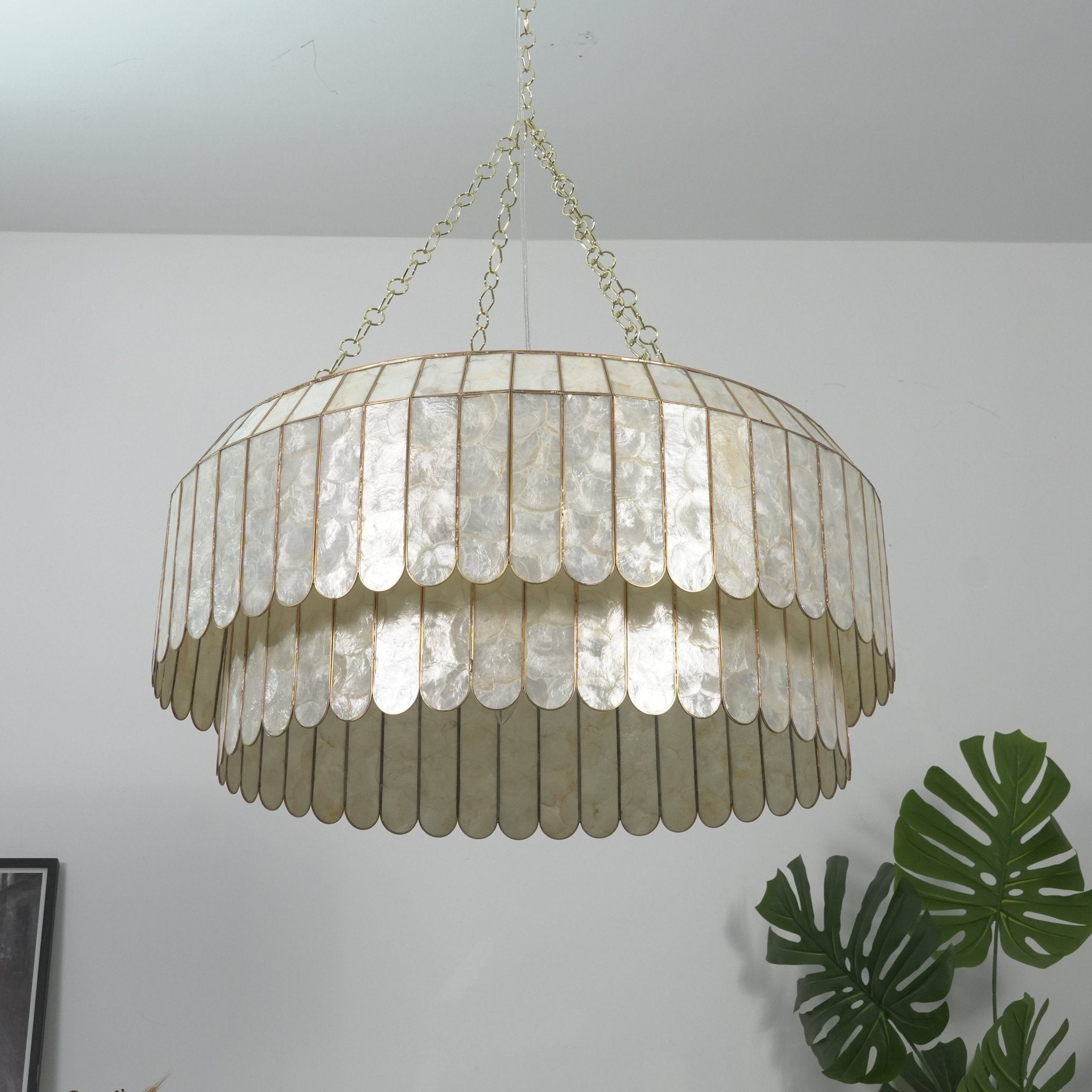 Capiz Aurelia Chandelier - Vakkerlight